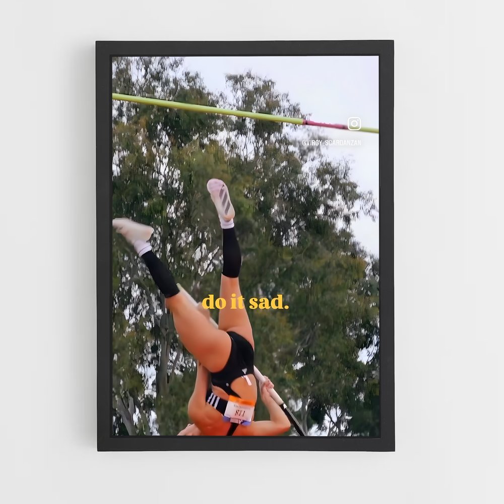 Poster L'Envolée Épique – affiche Athlétisme (vue 2)